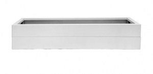 Modulaire Bloembak Wit 28cm Hoog, Stel Zelf Uw Bloembak Samen! A. van Elk BV
